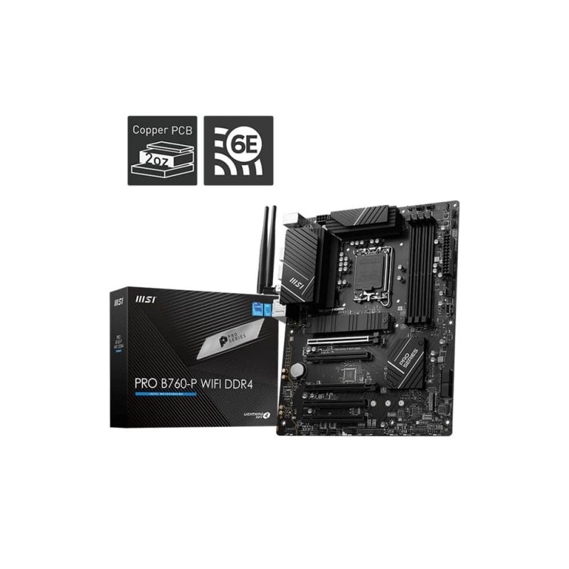 MSI PRO B760-P WIFI DDR4 Motherboard